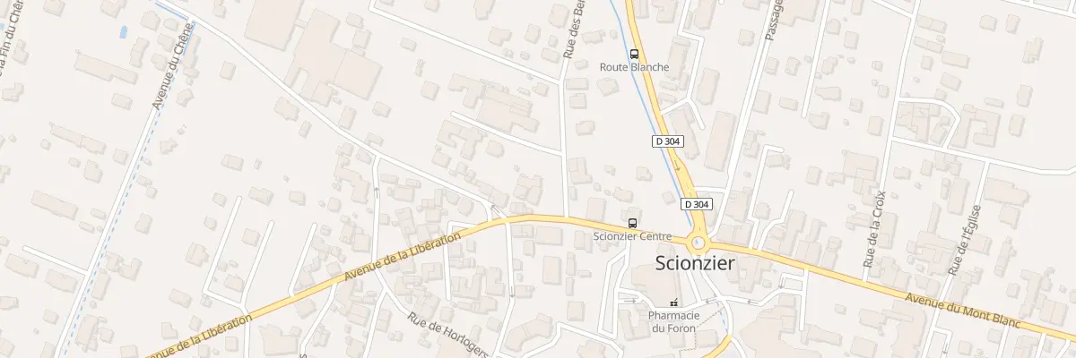 Plan du 3 Rue des Berges à Scionzier