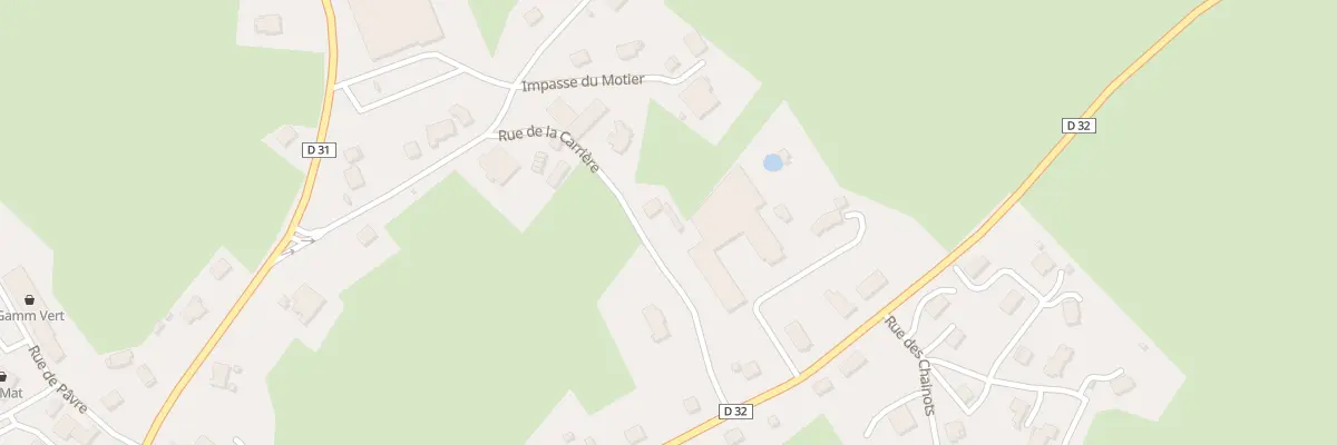 Plan du 2 Rue de la Carrière à Pierrefontaine-les-Varans