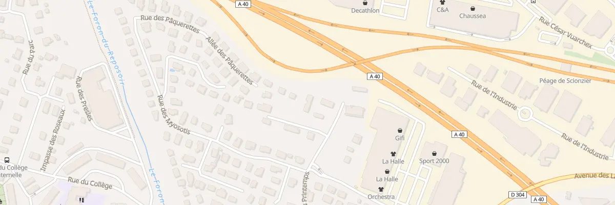 Plan du 47B Rue du Printemps à Scionzier