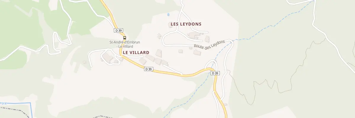 Plan du 335 Rte des Leydons à Saint-André-d’Embrun