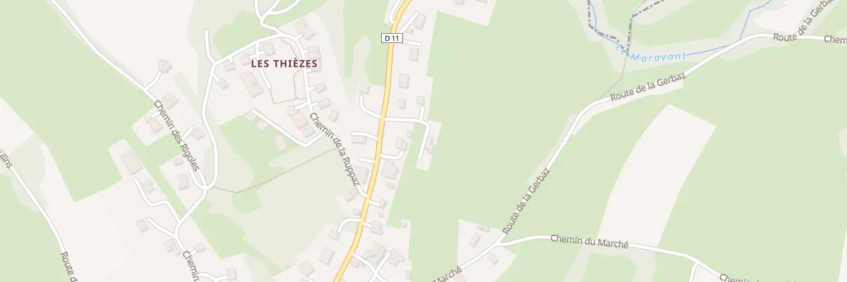 Plan du 660 Rte de Théozia à Féternes