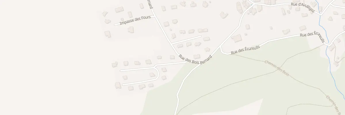 Plan du 284 Rue des Bois Bernard à Publier
