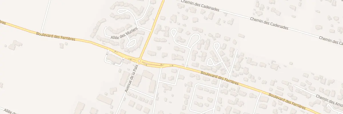 Plan du 1045 Bd des Ferrières au Muy