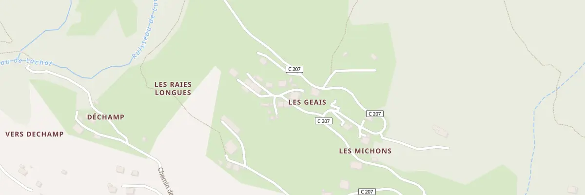 Plan du 80 Che des Geais à Mieussy