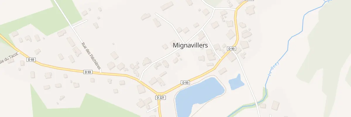 Plan du 4 Rue des Vergers à Mignavillers