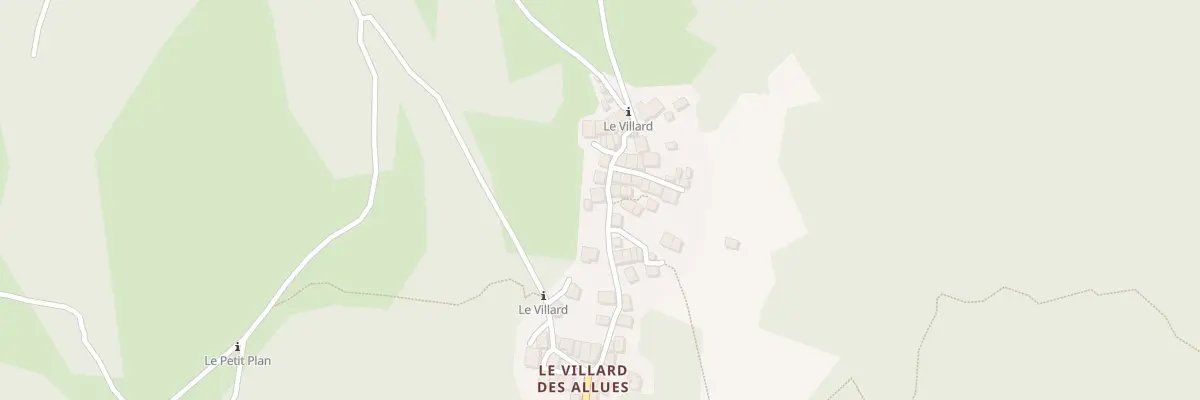 Plan du 5408B Le Villard aux Allues