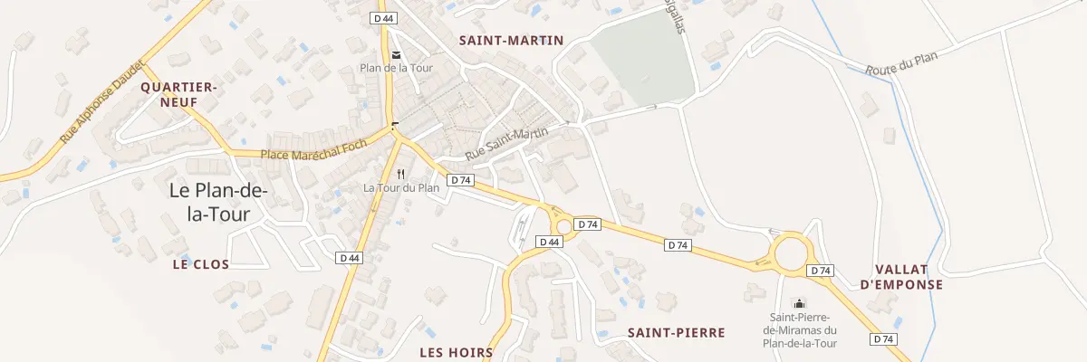 Plan du 5564 Bd du Mal Gallieni au Plan-de-la-Tour