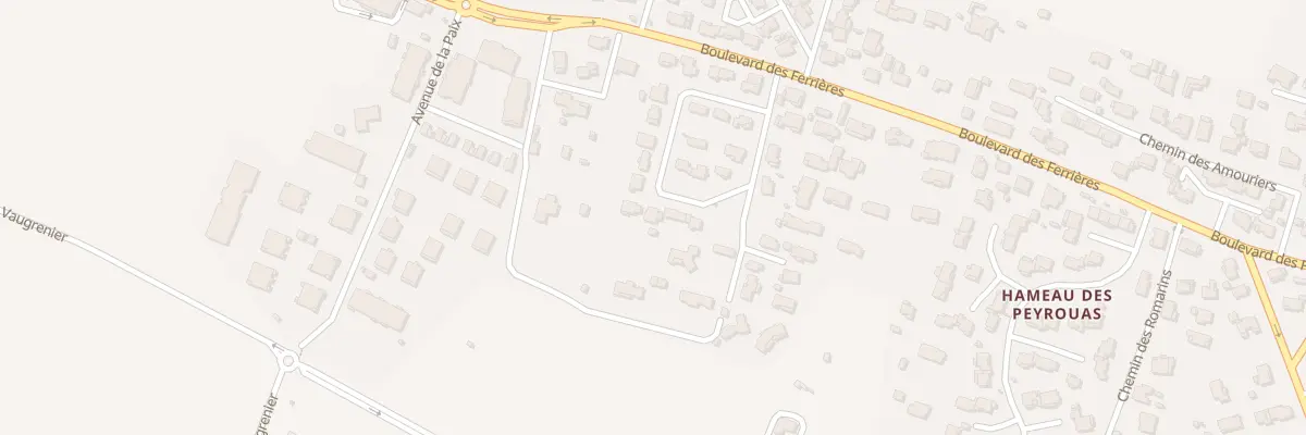 Plan du 12 Bd des Ferrières au Muy