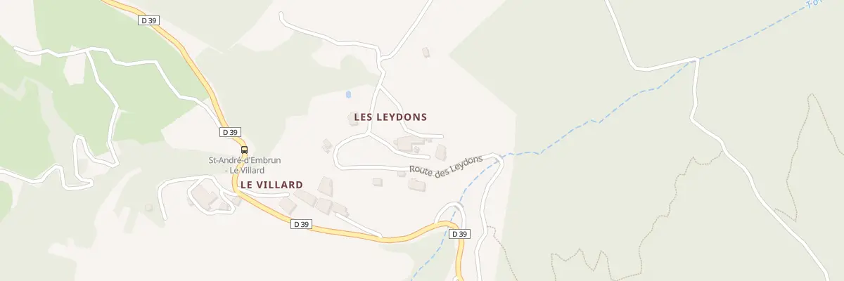 Plan du 523 Rte des Leydons à Saint-André-d’Embrun