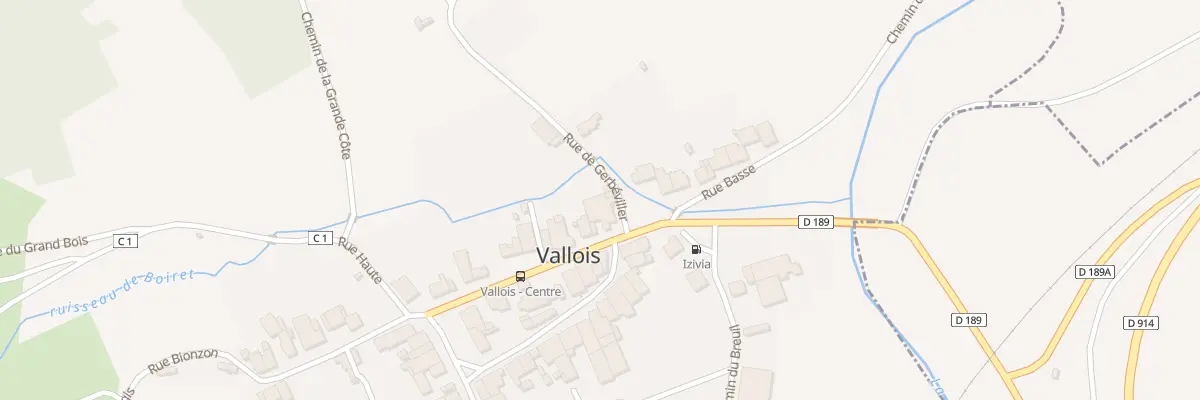 Plan du 21 Rue Haute à Vallois
