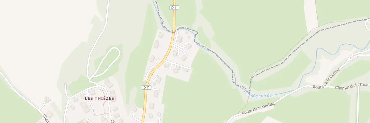 Plan du 928 Rte de Théozia à Féternes