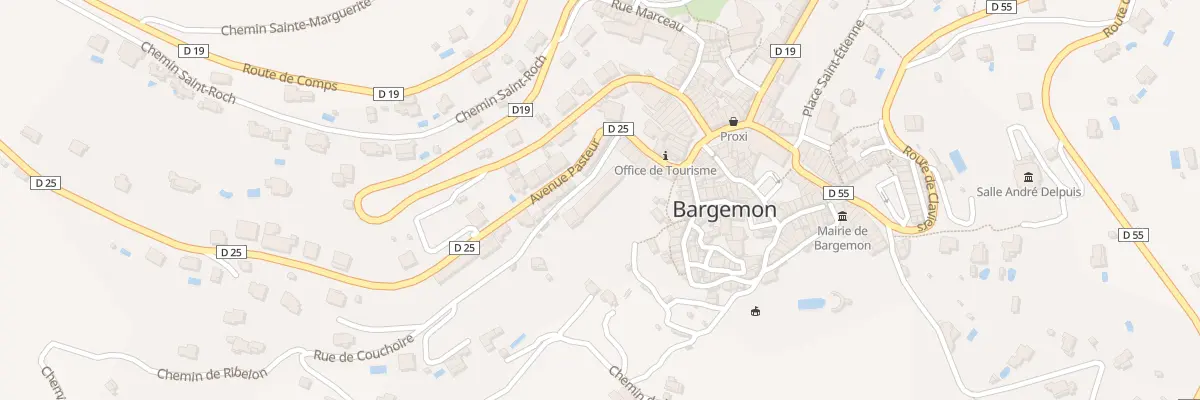 Plan du 3 Rue de Couchoire à Bargemon