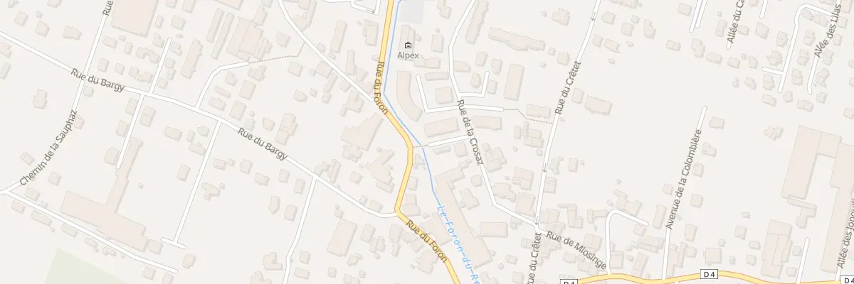 Plan du 20 Rue de la Crosaz à Scionzier