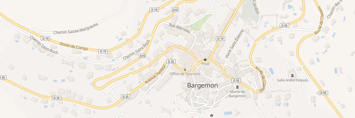 Plan du 6 Av Pasteur à Bargemon