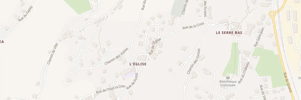 Plan du 5 Rue de l’Eglise à L’Argentière-la-Bessée