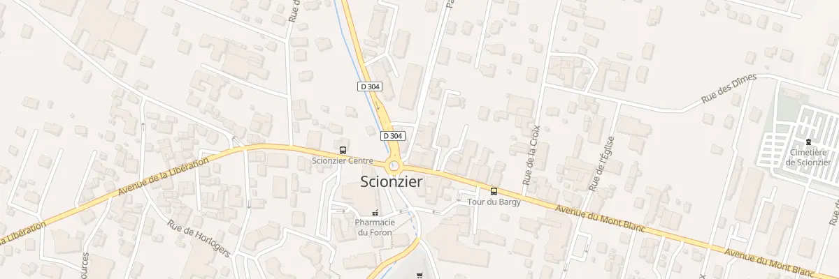 Plan du 1 Pas des Champs à Scionzier