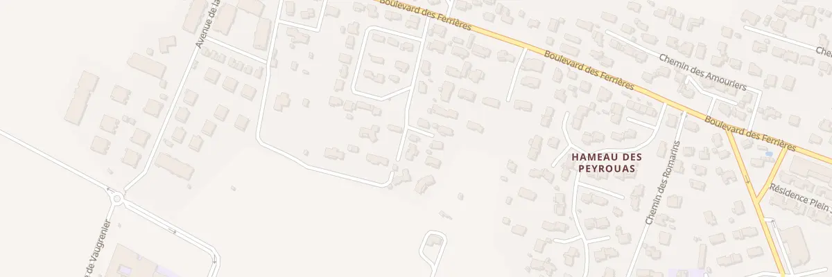 Plan du 897D Bd des Ferrières au Muy