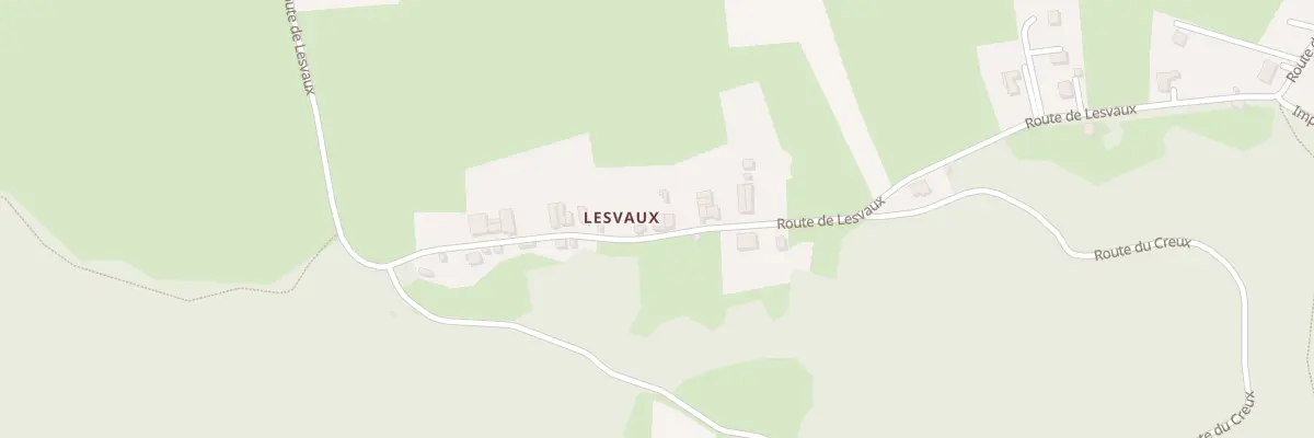 Plan du 792 Rte de Lesvaux à Féternes