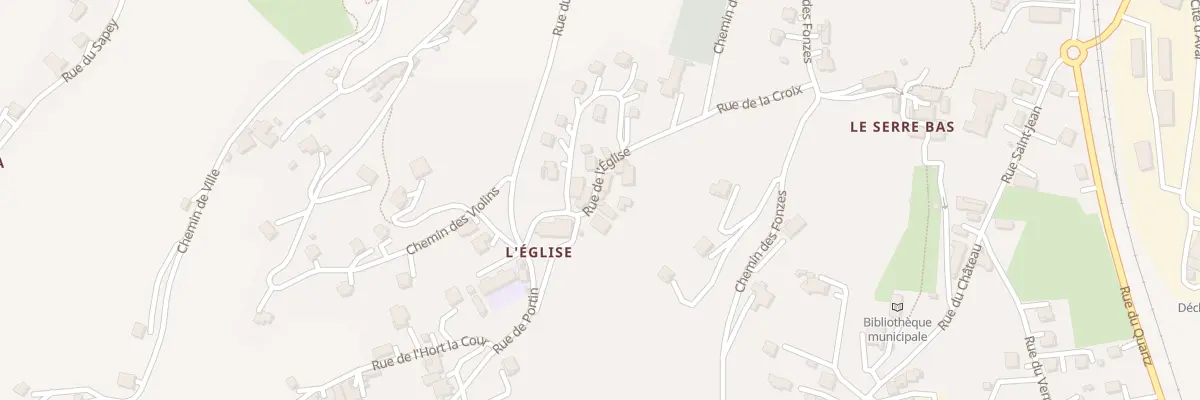 Plan du 12 Rue de l’Eglise à L’Argentière-la-Bessée