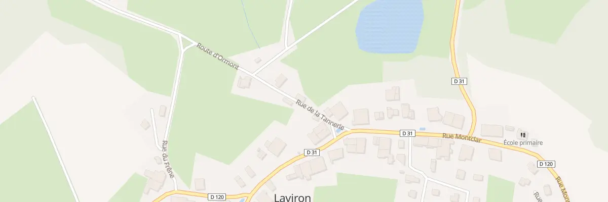 Plan du 6 Rue de la Tannerie à Laviron