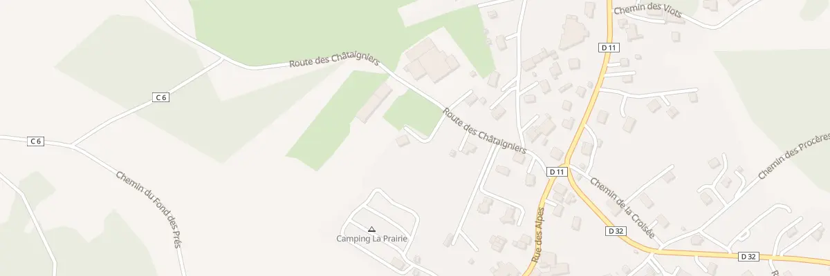 Plan du 145D Rte des Châtaigniers à Champanges