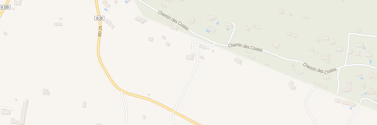 Plan du 9000 Les Costes Sud à Callas