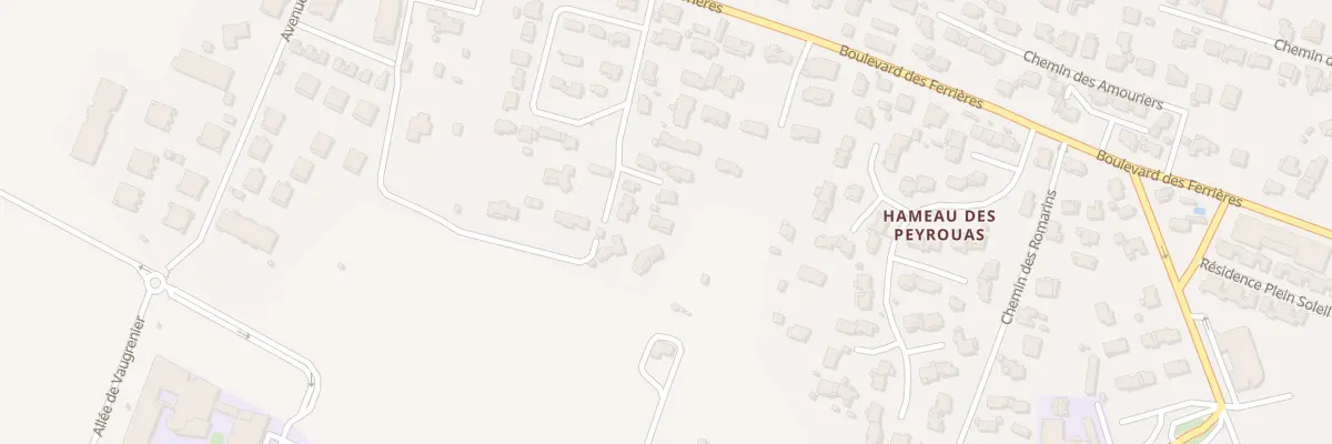 Plan du 897B Bd des Ferrières au Muy