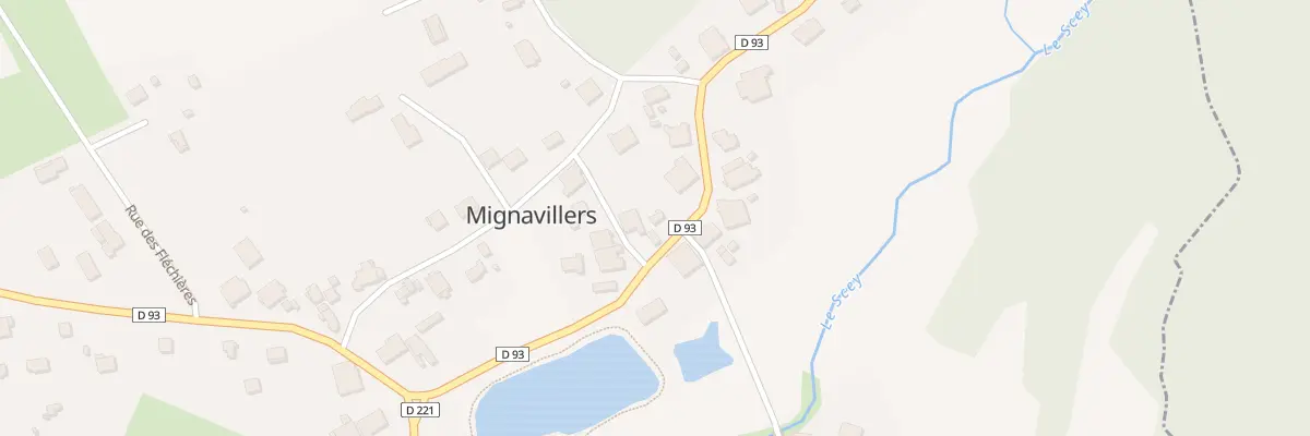 Plan du 7 Grande Rue à Mignavillers