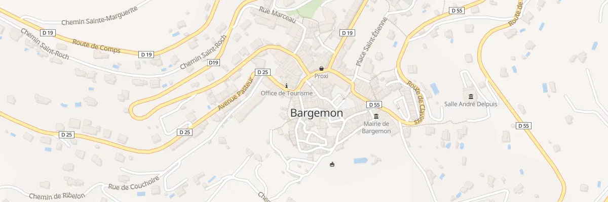Plan du 3 Rue du Docteur Antelmy à Bargemon