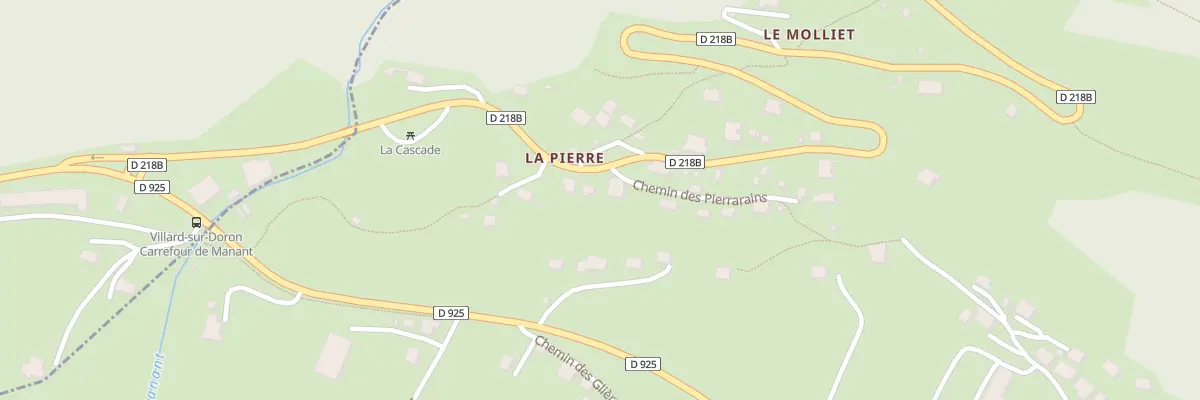 Plan du 6221 La Pierre à Beaufort