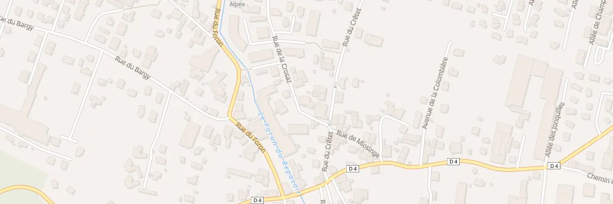 Plan du 31 Rue de la Crosaz à Scionzier