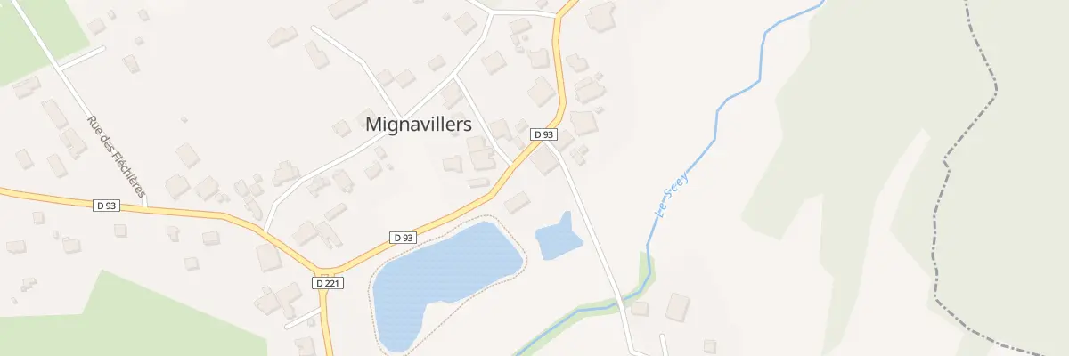 Plan du 2 Gr Grande Rue à Mignavillers