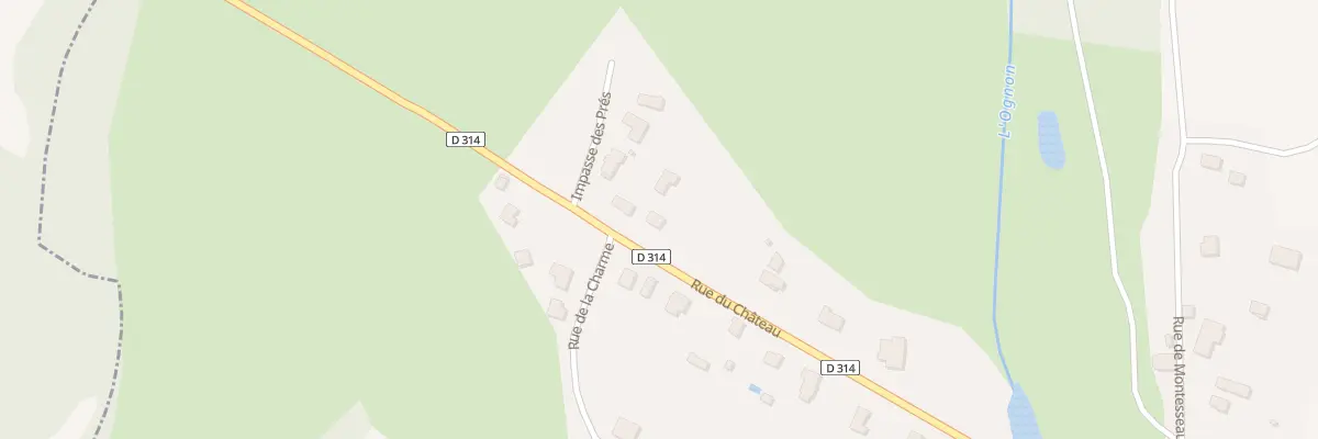Plan du 6 Rue du Château à La Neuvelle-lès-Lure