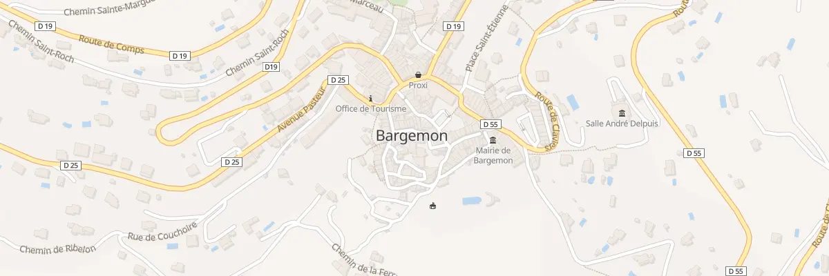 Plan du 5501 Pl du Château à Bargemon