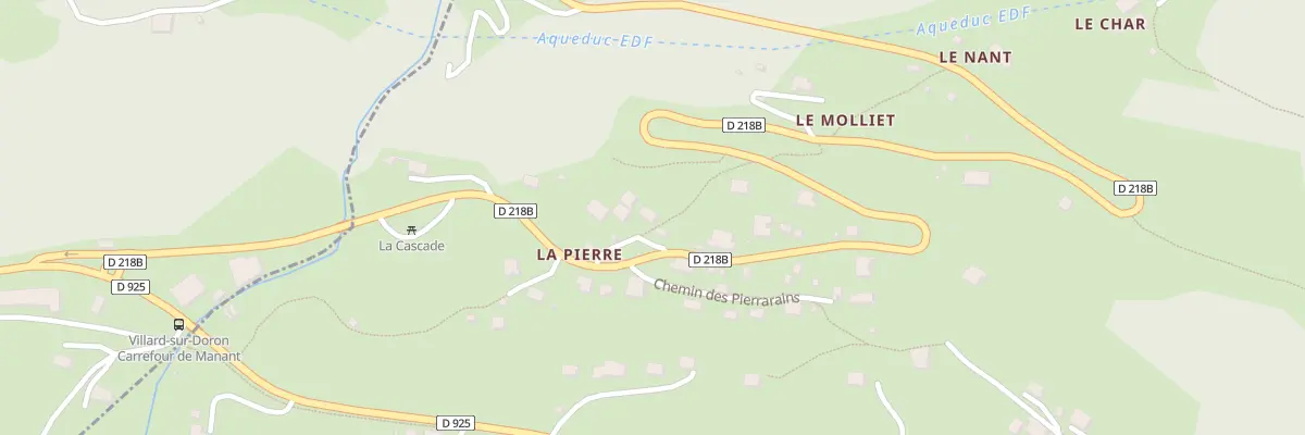 Plan du 6362 La Pierre à Beaufort