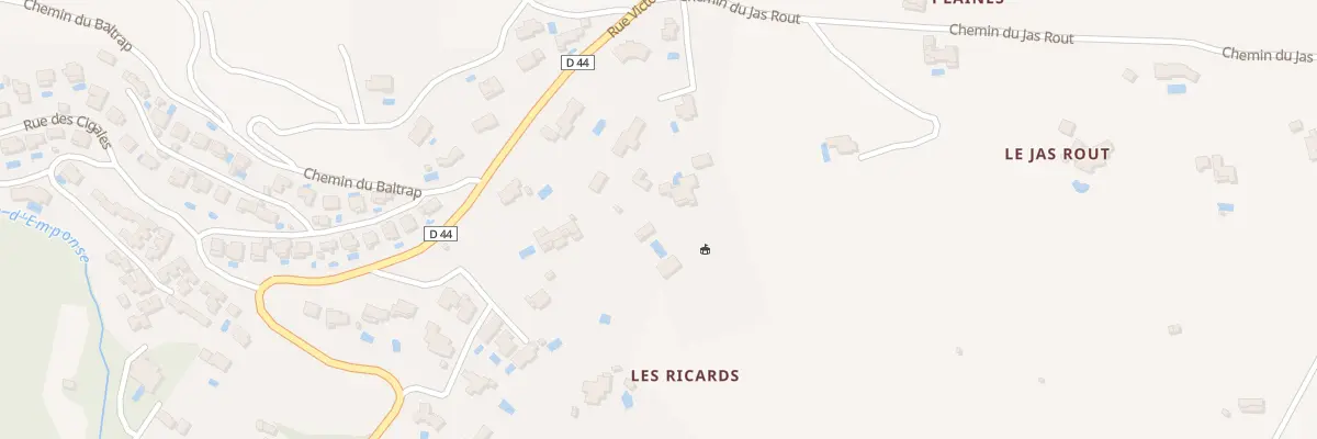 Plan du 5521 Les Ricards au Plan-de-la-Tour