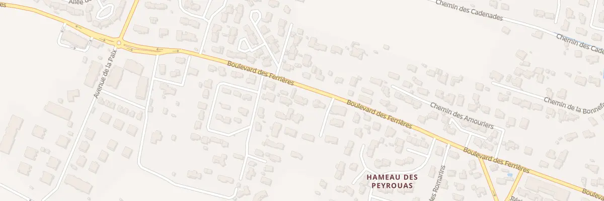 Plan du 817 Bd des Ferrières au Muy