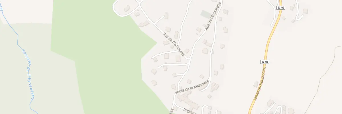 Plan du 4 Imp des Fraysses aux Orres