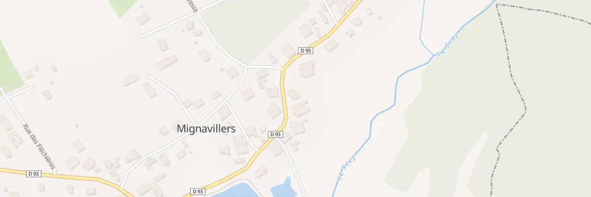 Plan du 12 Gr Grande Rue à Mignavillers