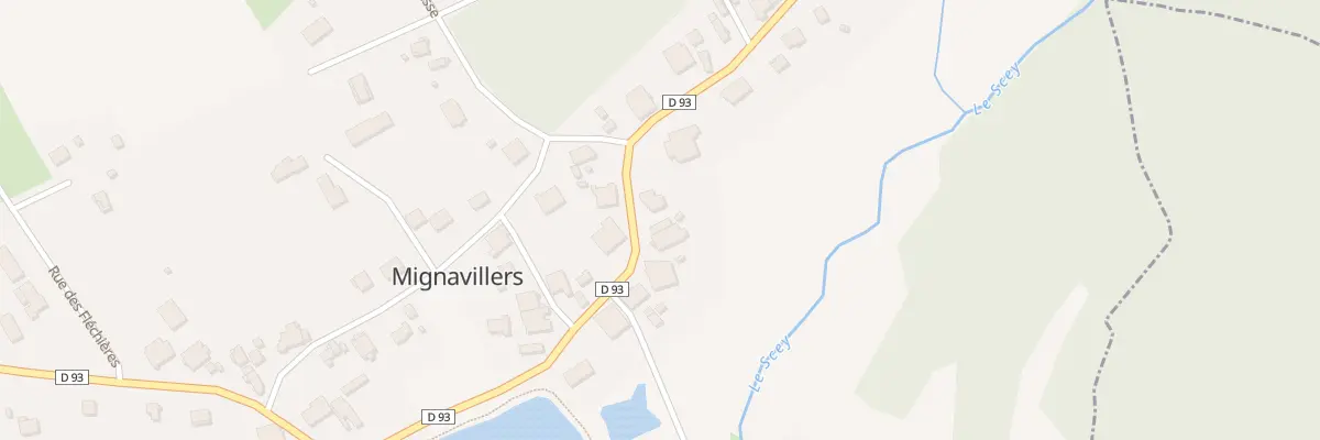 Plan du 10 Gr Grande Rue à Mignavillers