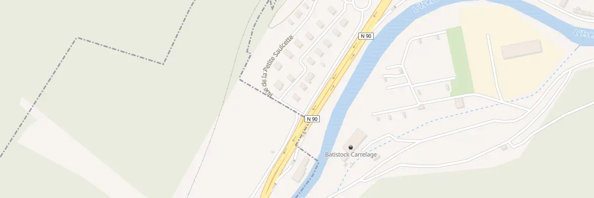 Plan du 183 Rue de la Grande Saulcette à Saint-Marcel