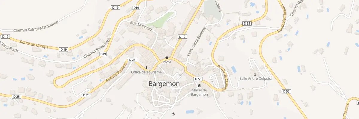 Plan du 7 Rue de la Résistance à Bargemon