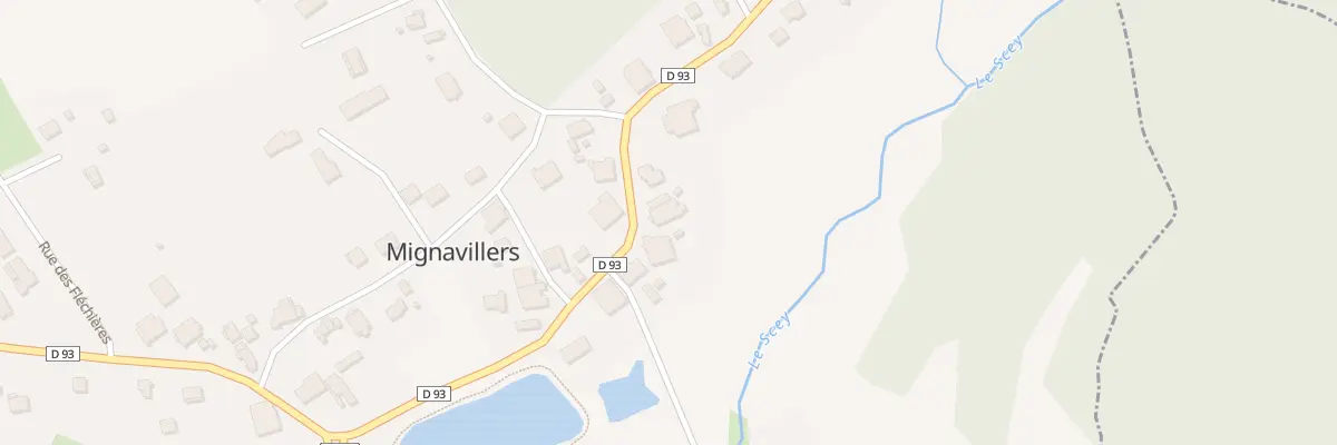 Plan du 8 Gr Grande Rue à Mignavillers