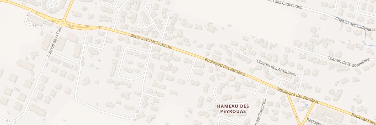 Plan du 771 Bd des Ferrières au Muy