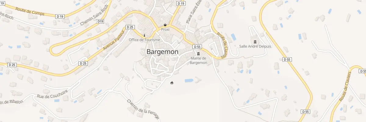 Plan du 5436 Rue de la Prison à Bargemon