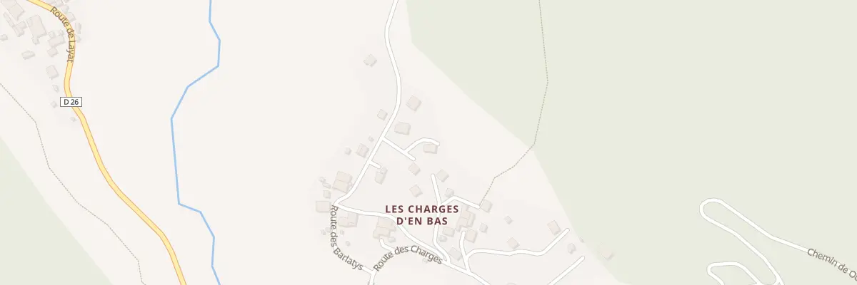 Plan du 202 Rte des Barlatys à Vailly