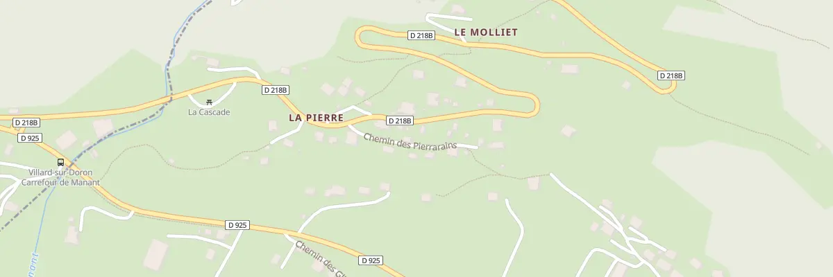 Plan du 5021 La Pierre à Beaufort