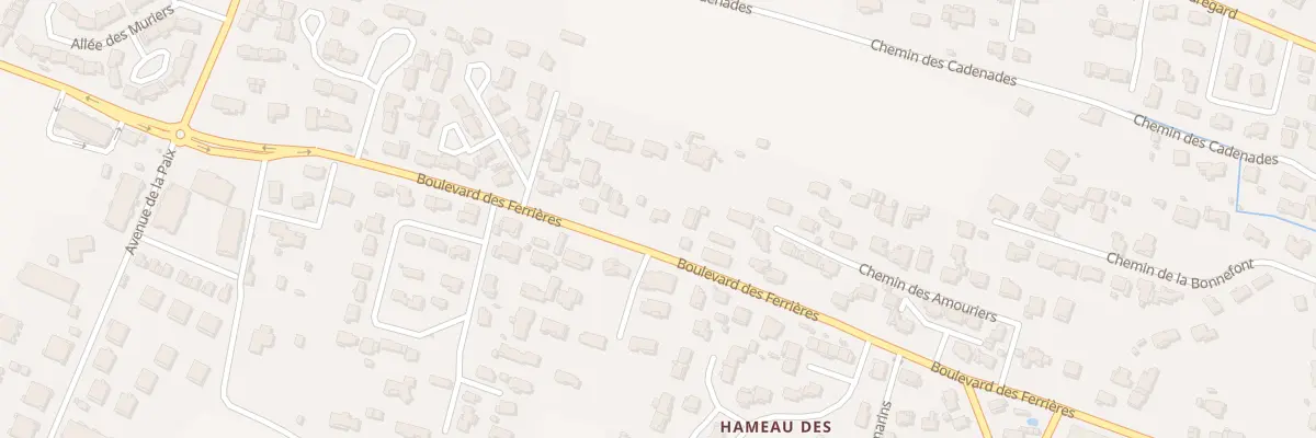 Plan du 766 Bd des Ferrières au Muy