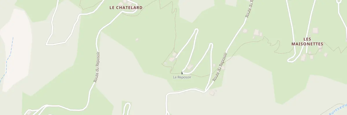Plan du 5516 Le Chatelard à Beaufort