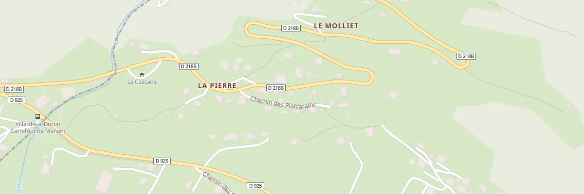 Plan du 5020 La Pierre à Beaufort